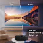 WZATCO A1 Native 1080P Projector, Sealed Engine (Dust Proof)
