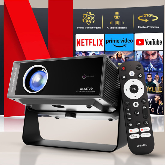 Wzatco Yuva Blaze Plus, Netflix Certified, Native 1080P Projector Wzatco Yuva Blaze Plus, Netflix Certified, Native 1080P Projector