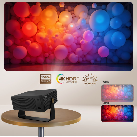 Wzatco Yuva Blaze , Android 13.0, Native 1080P Projector Wzatco Yuva Blaze , Android 13.0, Native 1080P Projector