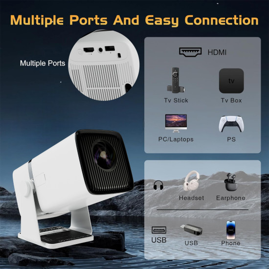 Wzatco Yuva Go Plus Native 1080P Projector Wzatco Yuva Go Plus Native 1080P Projector